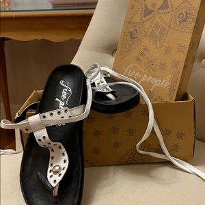 SOLD Free People Lace up sandals
